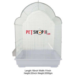 Bird Cage Curve Medium White