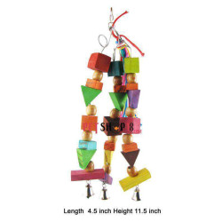 3 In 1 Hanging Assorted Bird Toys