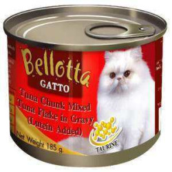 Bellotta Gatto Tuna Chunk Mixed Tuna Flake In Gravy Can