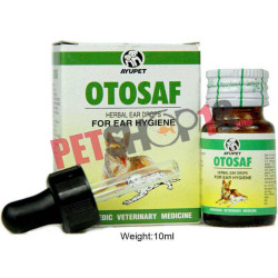 Ayurvet Dog Supplements Otosaf Ear Drop
