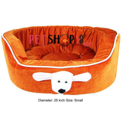 Bed For Pet in Orange Color Small