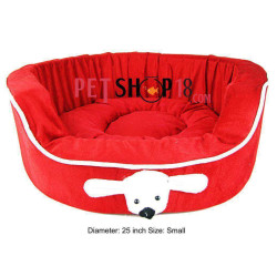 Bed For Pet in Red Color Small